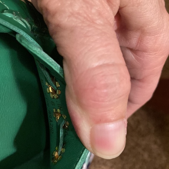 MICHAEL KORS GREEN LOAFERS. SIZE 6. THIS GREEN💚💚 NWOT - Picture 8 of 11